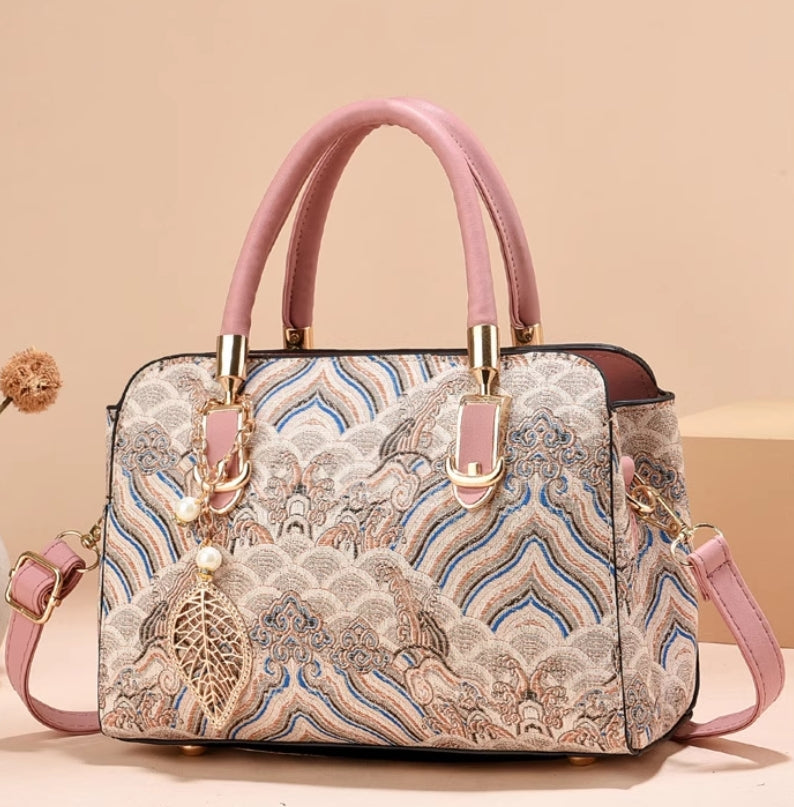 Chinese-style embroidered mom's bag