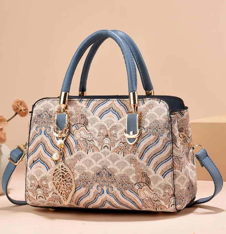 Chinese-style embroidered mom's bag